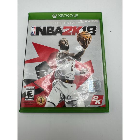 NBA 2K18 (Xbox One) No Tested - 2K Sports Basketball Game Kyrie Irving Cover - Picture 1 of 2